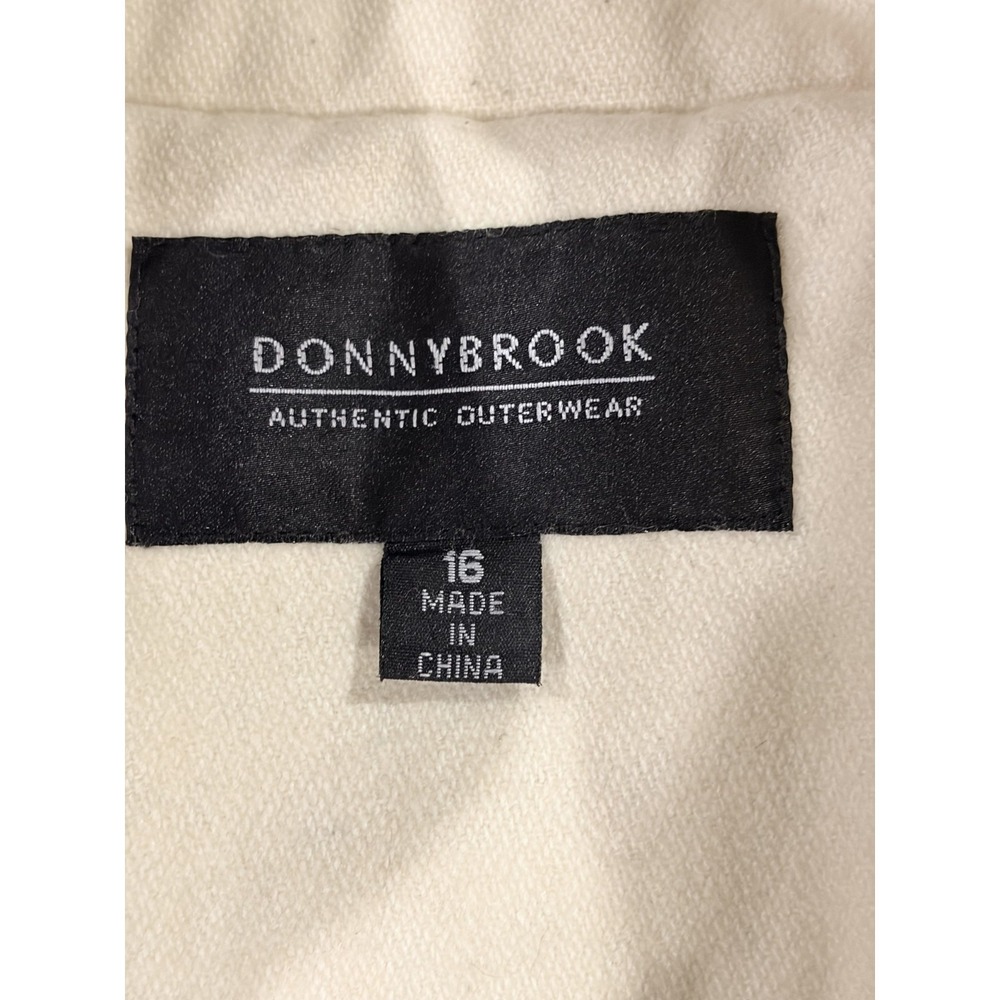 Donnybrook Trench Coat Womens 16 Beige Lined Belted Button Front Casual Outdoor - Picture 9 of 15